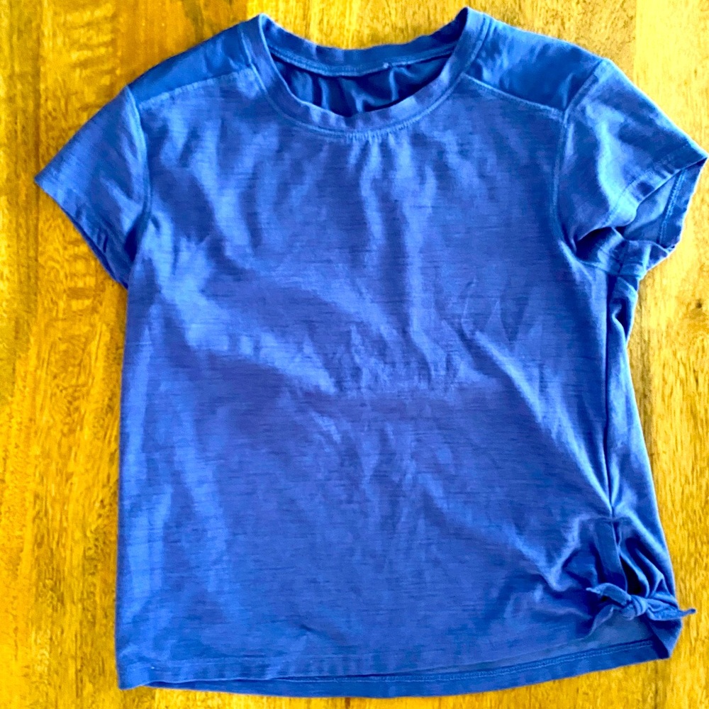 Old Navy Girls Activewear Dark Purple Short Sleeve size 8 Medium